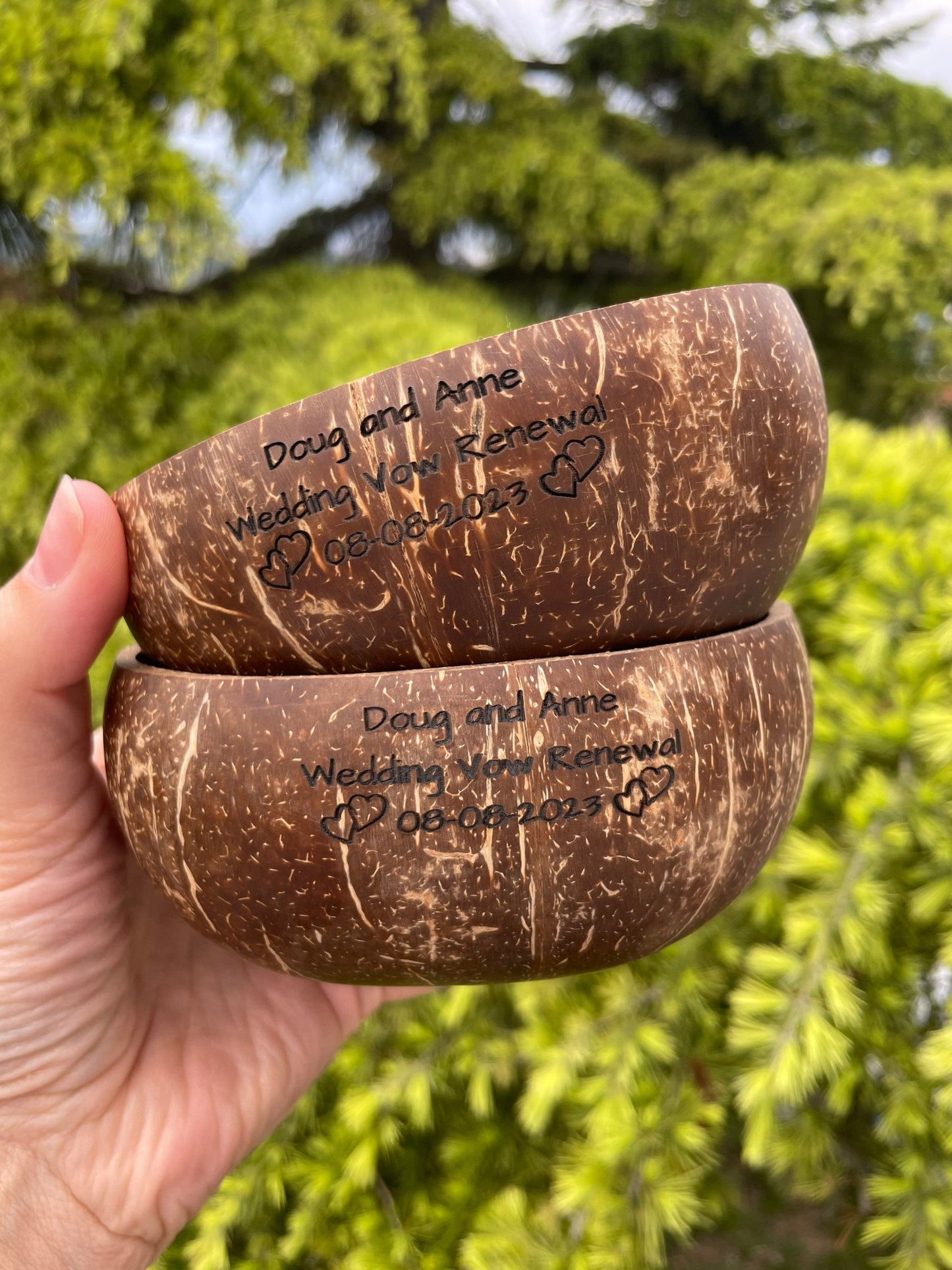 Personalized Coconut Bowl