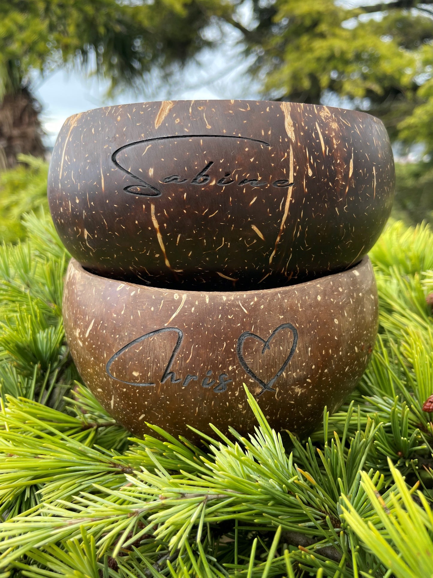 Personalized Coconut Bowl