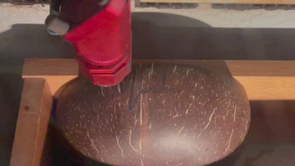 Personalized Coconut Bowl